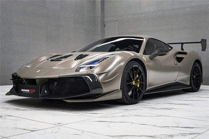 DarwinPRO 2015-2020 Ferrari 488 Challenge Evo Modena Style Side Skirts | Fits GTB, Spider