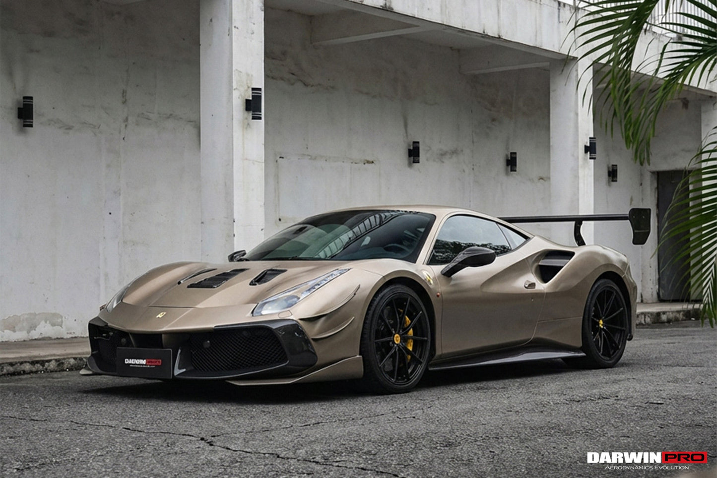 DarwinPRO 2015-2020 Ferrari 488 Challenge Evo Modena Style Side Skirts | Fits GTB, Spider