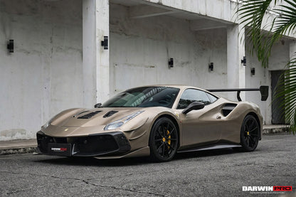 DarwinPRO 2015-2020 Ferrari 488 Challenge Evo Modena Style Side Skirts | Fits GTB, Spider