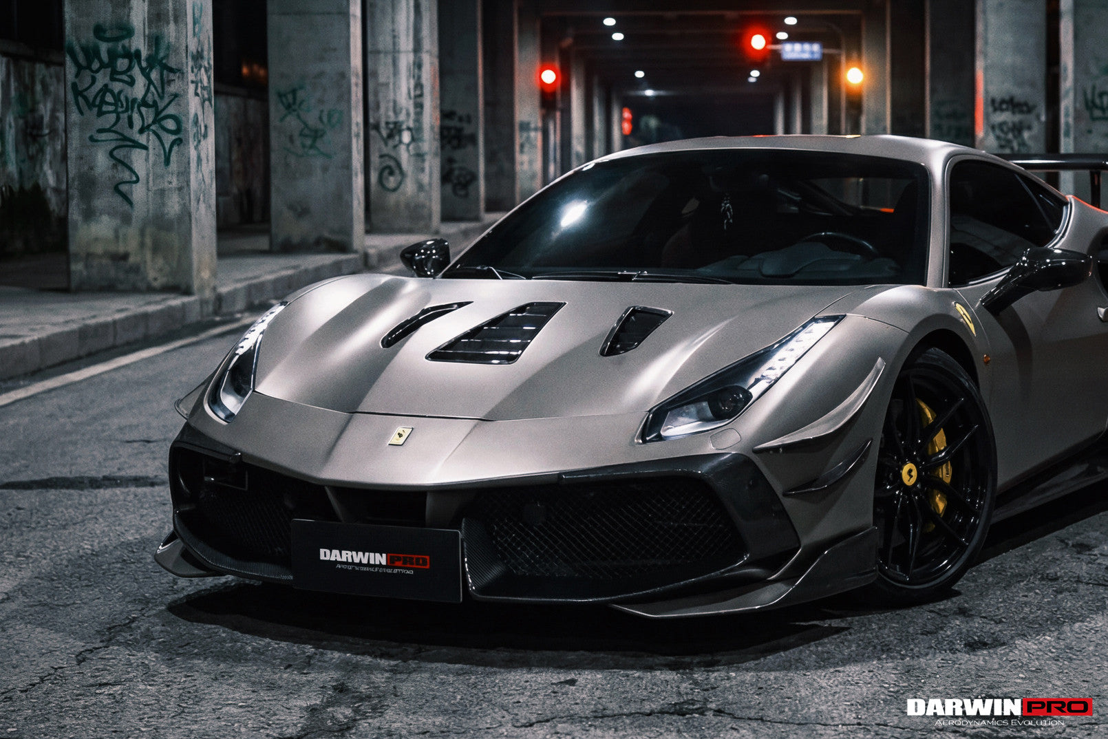 DarwinPRO 2015-2020 Ferrari 488 Challenge Evo Modena Style Hood | Fits GTB, Spider - DarwinPRO Aerodynamics