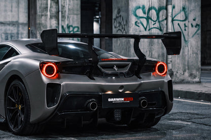 DarwinPRO 2015-2020 Ferrari 488 Challenge Evo Modena Style Wing | Fits GTB, Spider