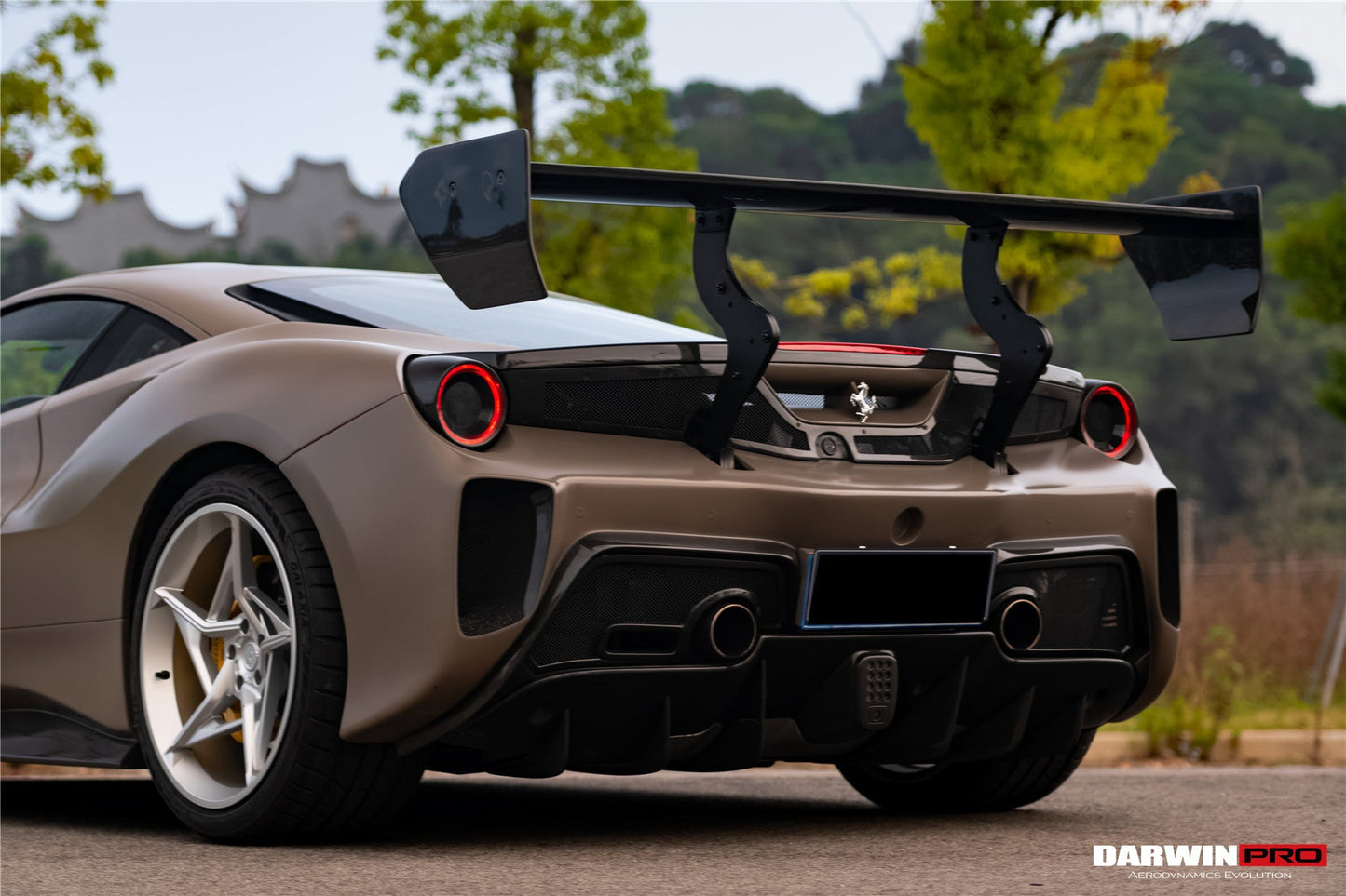 DarwinPRO 2015-2020 Ferrari 488 Challenge Evo Modena Style Wing | Fits GTB, Spider