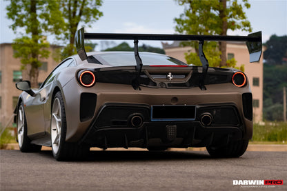 DarwinPRO 2015-2020 Ferrari 488 Challenge Evo Modena Style Wing | Fits GTB, Spider
