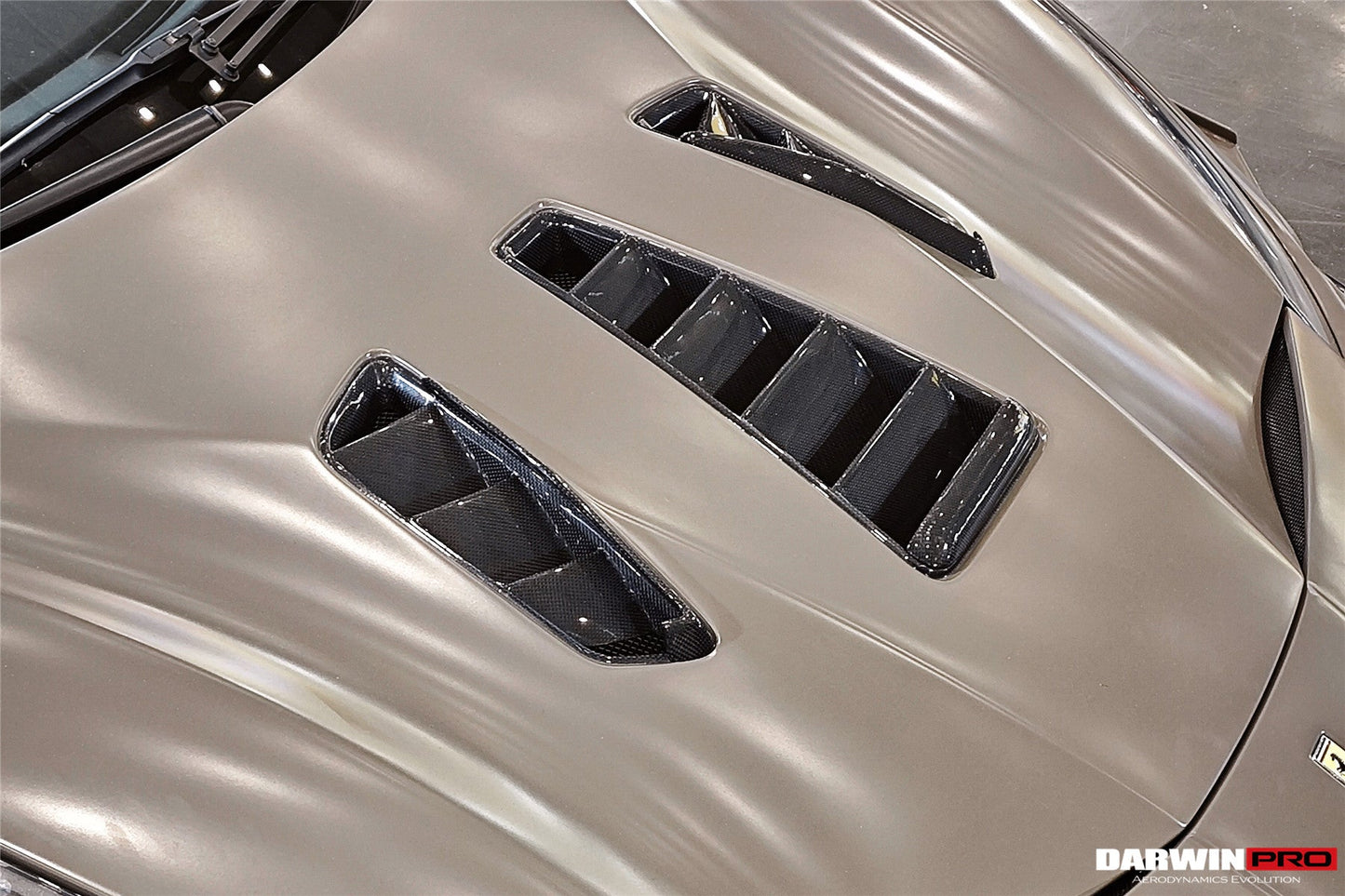 DarwinPRO 2015-2020 Ferrari 488 Challenge Evo Modena Style Hood | Fits GTB, Spider - DarwinPRO Aerodynamics