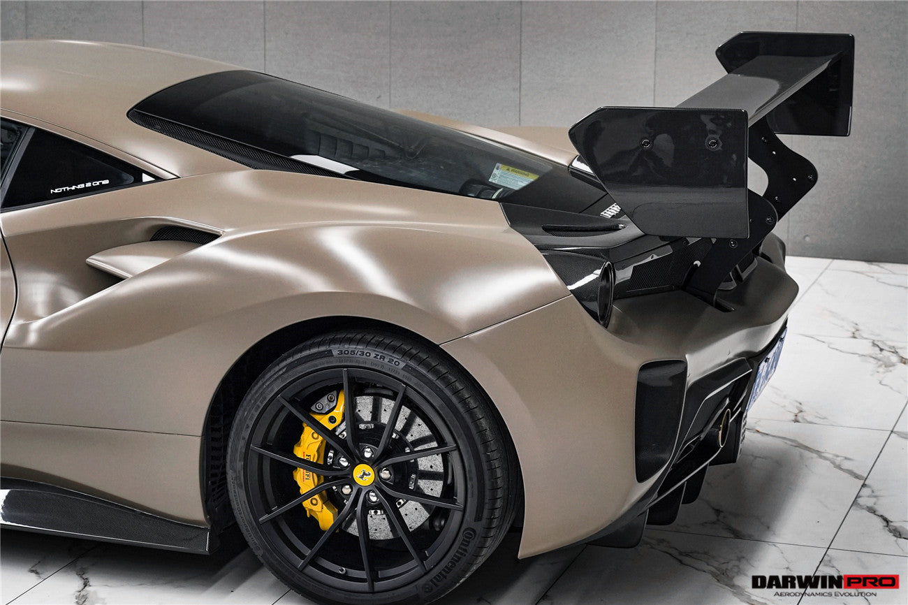 DarwinPRO 2015-2020 Ferrari 488 Challenge Evo Modena Style Wing | Fits GTB, Spider