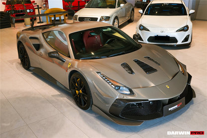 DarwinPRO 2015-2020 Ferrari 488 Challenge Evo Modena Style Side Skirts | Fits GTB, Spider