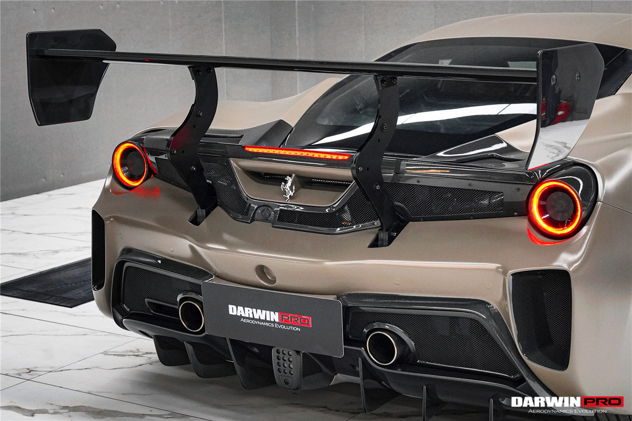 DarwinPRO 2015-2020 Ferrari 488 Challenge Evo Modena Style Wing | Fits GTB, Spider