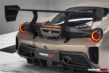 DarwinPRO 2015-2020 Ferrari 488 Challenge Evo Modena Style Wing | Fits GTB, Spider