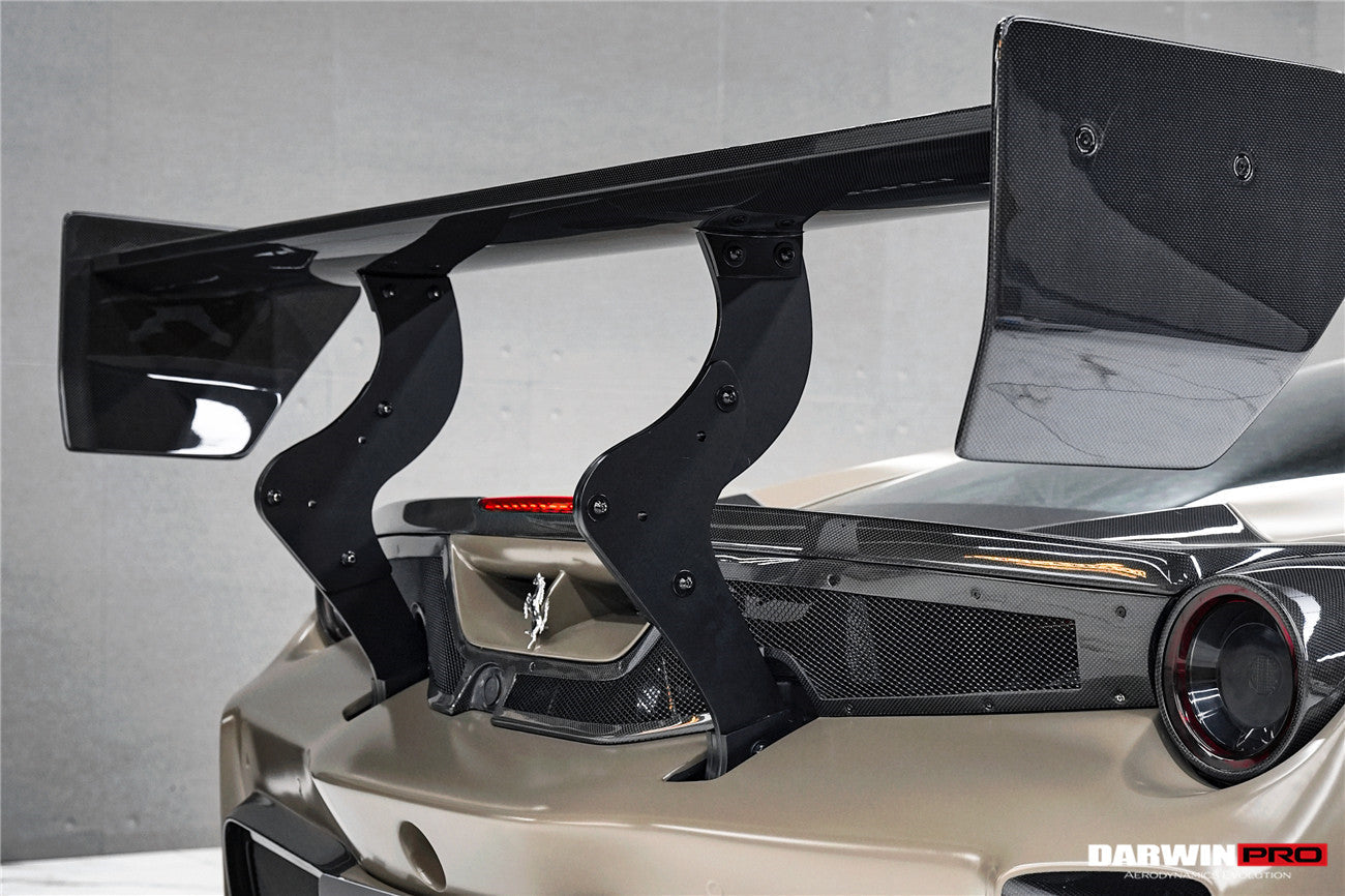DarwinPRO 2015-2020 Ferrari 488 Challenge Evo Modena Style Wing | Fits GTB, Spider