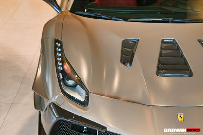 DarwinPRO 2015-2020 Ferrari 488 Challenge Evo Modena Style Hood | Fits GTB, Spider - DarwinPRO Aerodynamics