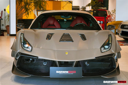 DarwinPRO 2015-2020 Ferrari 488 GTB Challenge Evo Modena Style Full Body Kit