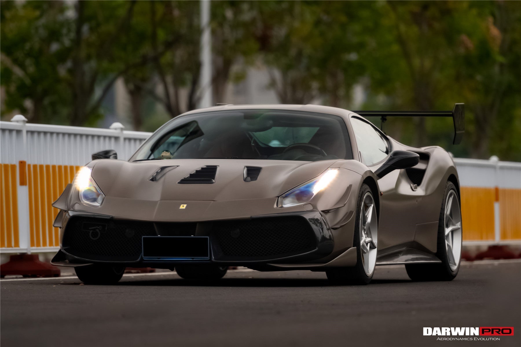 DarwinPRO 2015-2020 Ferrari 488 Challenge Evo Modena Style Hood | Fits GTB, Spider - DarwinPRO Aerodynamics
