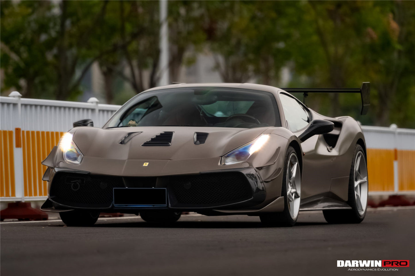 DarwinPRO 2015-2020 Ferrari 488 Challenge Evo Modena Style Front Bumper | Fits GTB, Spider