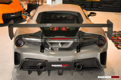 DarwinPRO 2015-2020 Ferrari 488 Challenge Evo Modena Style Wing | Fits GTB, Spider