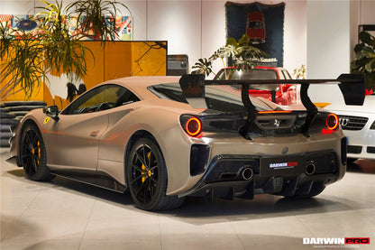 DarwinPRO 2015-2020 Ferrari 488 Challenge Evo Modena Style Wing | Fits GTB, Spider