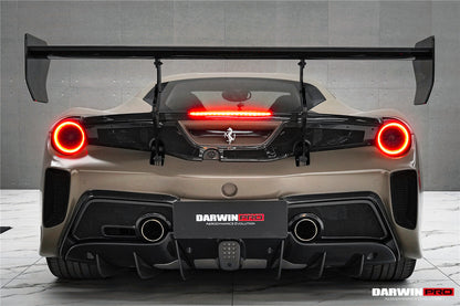 DarwinPRO 2015-2020 Ferrari 488 Challenge Evo Modena Style Wing | Fits GTB, Spider