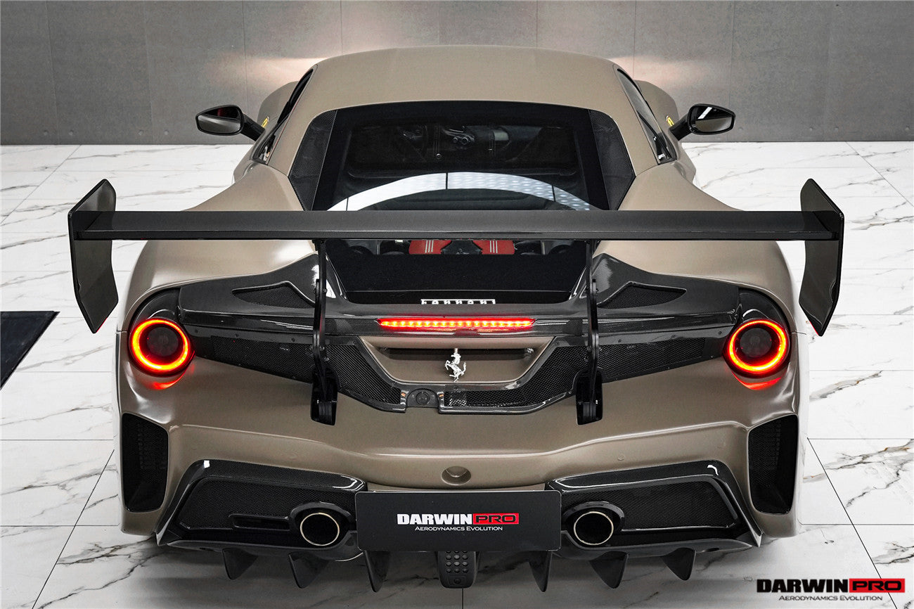 DarwinPRO 2015-2020 Ferrari 488 Challenge Evo Modena Style Wing | Fits GTB, Spider