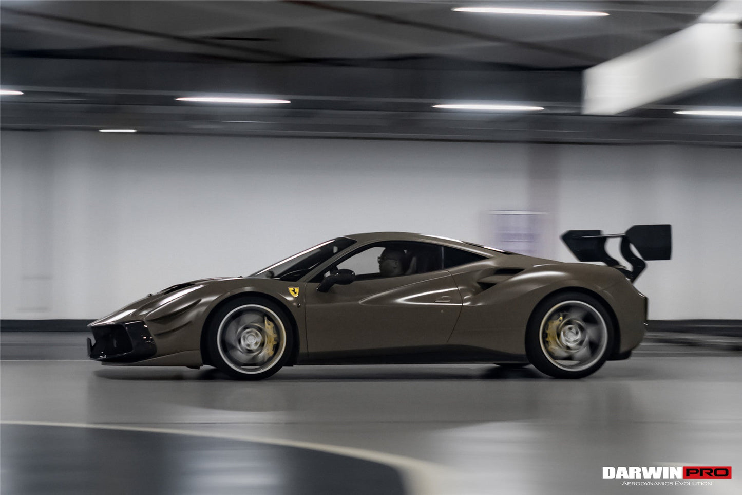 DarwinPRO 2015-2020 Ferrari 488 Challenge Evo Modena Style Side Skirts | Fits GTB, Spider