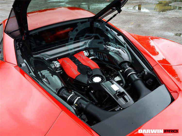 2015-2022 Ferrari 488 GTB&488 PISTA&F8 Dry Carbon Fiber Inner Underscreen panel Replacemnt - DarwinPRO Aerodynamics