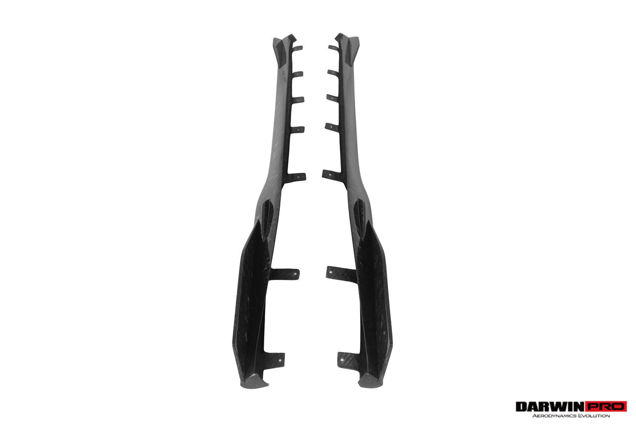 DarwinPRO 2015-2020 Ferrari 488 GTB & Spider iMP-Performance Carbon Fiber Side Skirts Under Board - DarwinPRO Aerodynamics