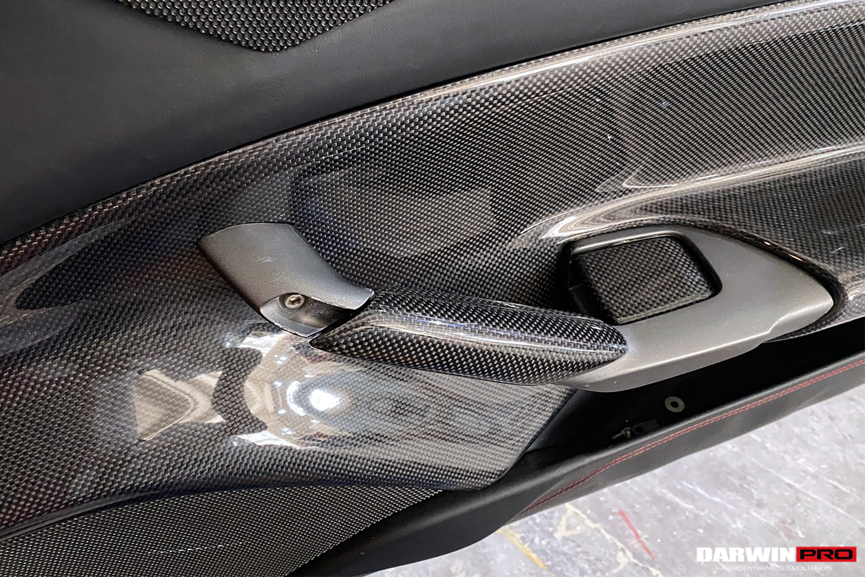 2015-2020 Ferrari 488 GTB & Spider Carbon Fiber Door Handle Interior