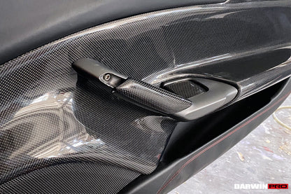 2015-2020 Ferrari 488 GTB & Spider Carbon Fiber Door Handle Interior