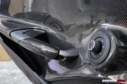 2015-2020 Ferrari 488 GTB & Spider Carbon Fiber Door Handle Interior