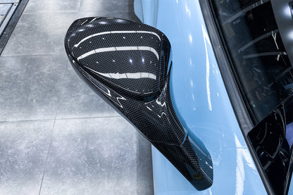 2015-2020 Ferrari 488 GTB & Spider Carbon Fiber Mirror House & Base Replacement