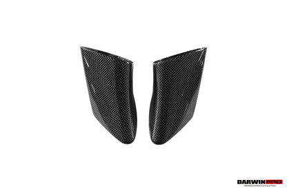2015-2020 Ferrari 488 GTB & Spider Carbon Fiber Mirror House & Base Replacement - DarwinPRO Aerodynamics