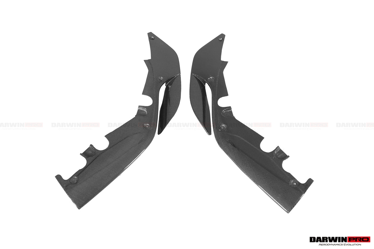 2018-2020 Ferrari 488 Pista Carbon Fiber Front Bumper Side Splitter