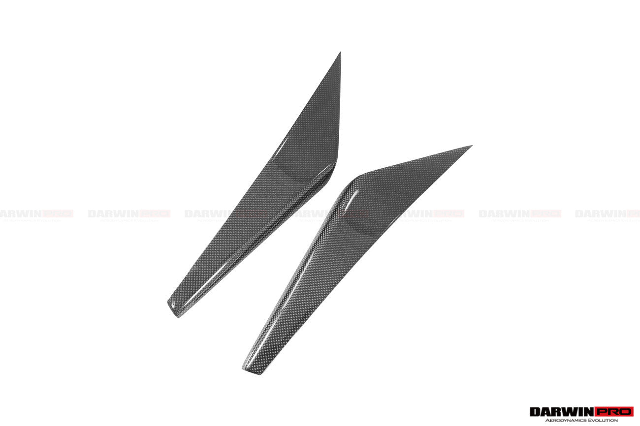 2015-2020 Ferrari 488 GTB & Spider iMP-Performance Carbon Fiber Front Bumper Canards - DarwinPRO Aerodynamics