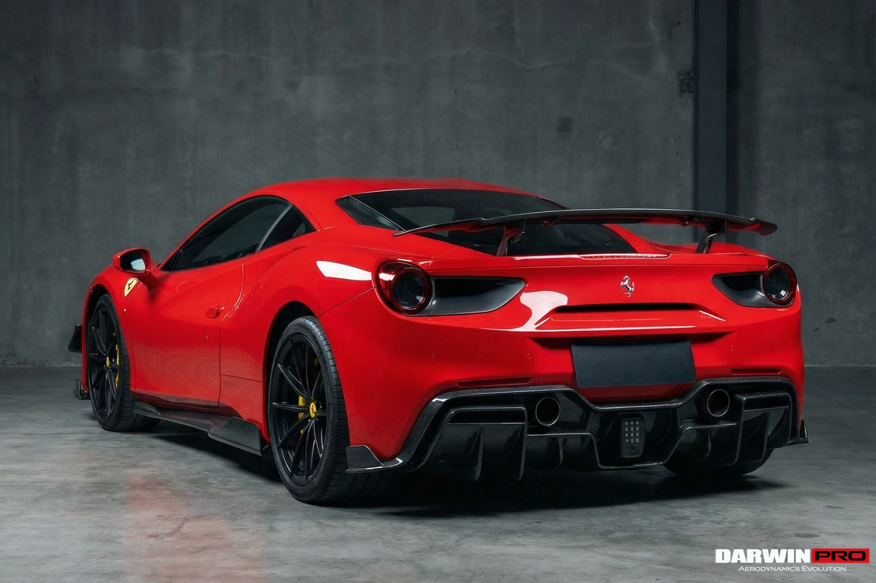 DarwinPRO 2015-2020 Ferrari 488 GTB & Spider iMP-Performance Carbon Fiber Full Kit - DarwinPRO Aerodynamics