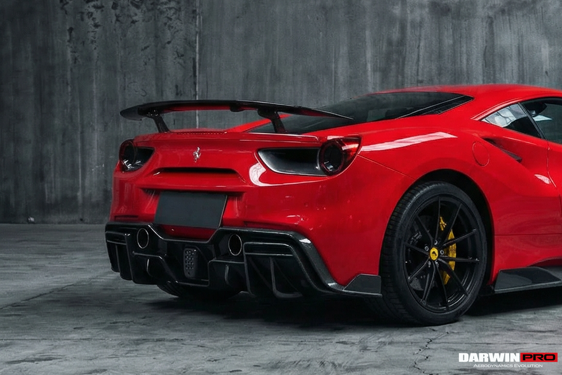 DarwinPRO 2015-2020 Ferrari 488 GTB & Spider iMP-Performance Carbon Fiber Full Kit - DarwinPRO Aerodynamics