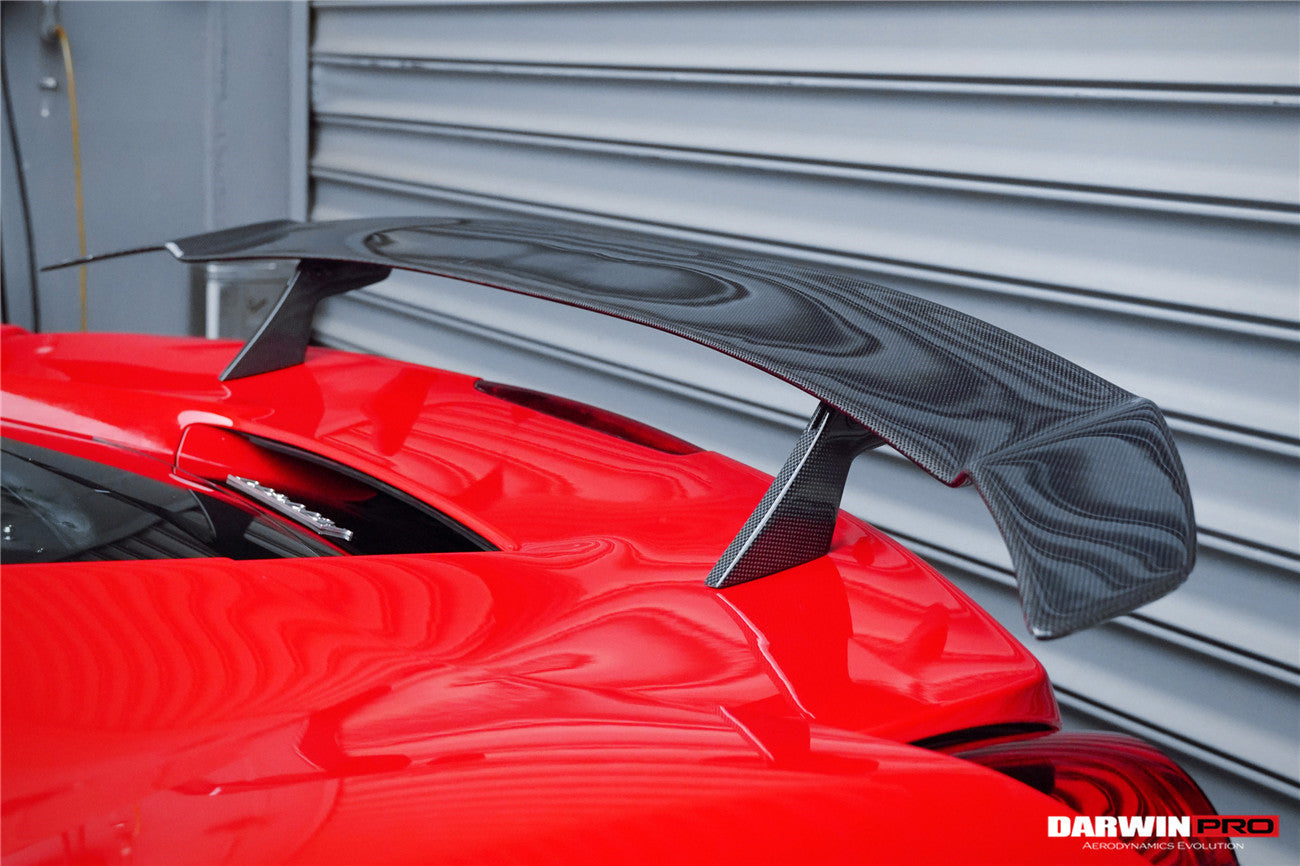 DarwinPRO 2015-2020 Ferrari 488 GTB iMP-Performance Carbon Fiber Trunk Spoiler Wing - DarwinPRO Aerodynamics