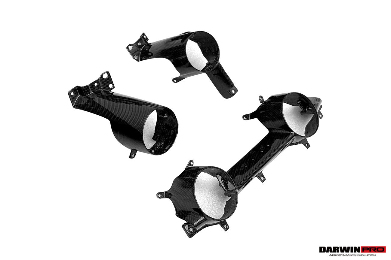 2017-2026 Ferrari 812 Superfast & GTS OE Style Dry Carbon Fiber AC Panel Trim Replacement