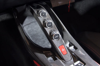 2017-2024 Ferrari 812 Superfast & GTS OE Style Dry Carbon Fiber Bridge Control - DarwinPRO Aerodynamics