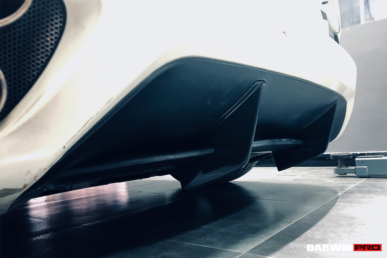 2009-2014 Ferrari California BKSS Style Carbon Fiber Rear Diffuser Canards