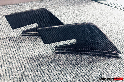 2009-2014 Ferrari California BKSS Style Carbon Fiber Rear Diffuser Canards
