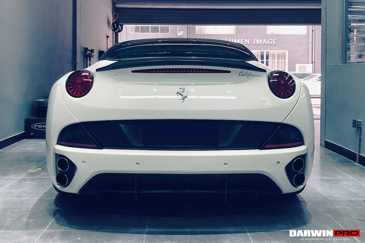 2009-2014 Ferrari California BKSS Style Carbon Fiber Rear Diffuser Canards