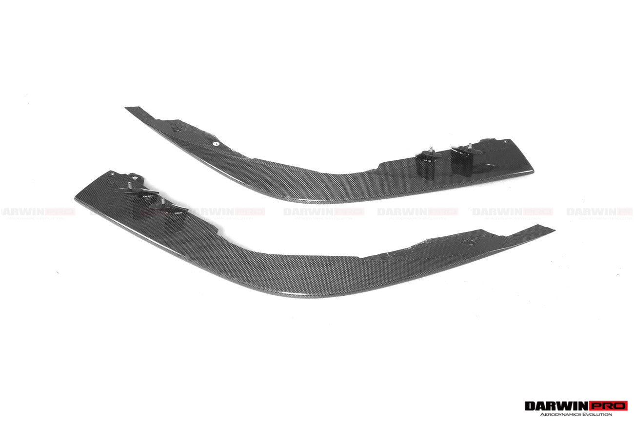 2019-2023 Ferrari F8 OE Style Autoclave Carbon Fiber Front Bumper Side Splitter