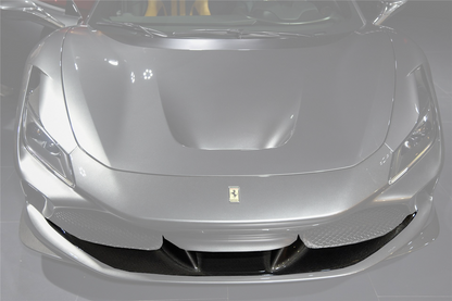 2019-2024 Ferrari F8 OE Style Autoclave Carbon Fiber Front Lip Splitter