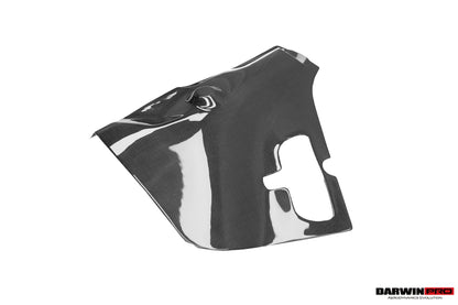 DarwinPRO 2023-UP Ferrari Purosangue FUV Type F175 OEM Style Dry Carbon Fiber Inner Engine Cover (2PCS) - DarwinPRO Aerodynamics