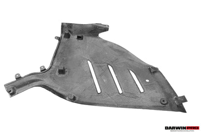 DarwinPRO 2023-UP Ferrari Purosangue FUV Type F175 OEM Style Dry Carbon Fiber Inner Engine Cover (2PCS) - DarwinPRO Aerodynamics