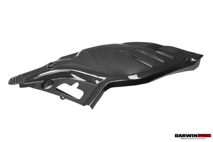 DarwinPRO 2023-UP Ferrari Purosangue FUV Type F175 OEM Style Dry Carbon Fiber Inner Engine Cover (1PCS) - DarwinPRO Aerodynamics