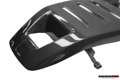 DarwinPRO 2023-UP Ferrari Purosangue FUV Type F175 OEM Style Dry Carbon Fiber Inner Center Engine Cover - DarwinPRO Aerodynamics