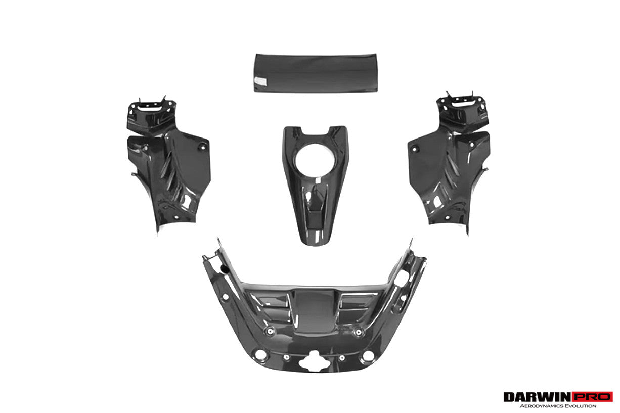 2021-UP Ferrari SF90 Spider OE Style Autoclave Carbon Fiber Engine Bay Interior - DarwinPRO Aerodynamics