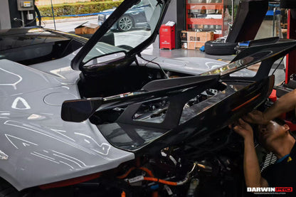 2020-UP Ferrari SF90XX-Style Autoclave Carbon Fiber Wing with Base (Fits SF90 Stradale)