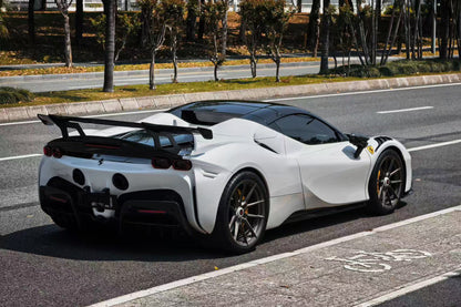 2020-UP Ferrari SF90XX-Style Autoclave Carbon Fiber Wing with Base (Fits SF90 Stradale)