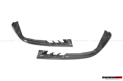 2020-UP Ferrari SF90 Stradale OE Style Autoclave Carbon Fiber Front Bumper Side Splitter