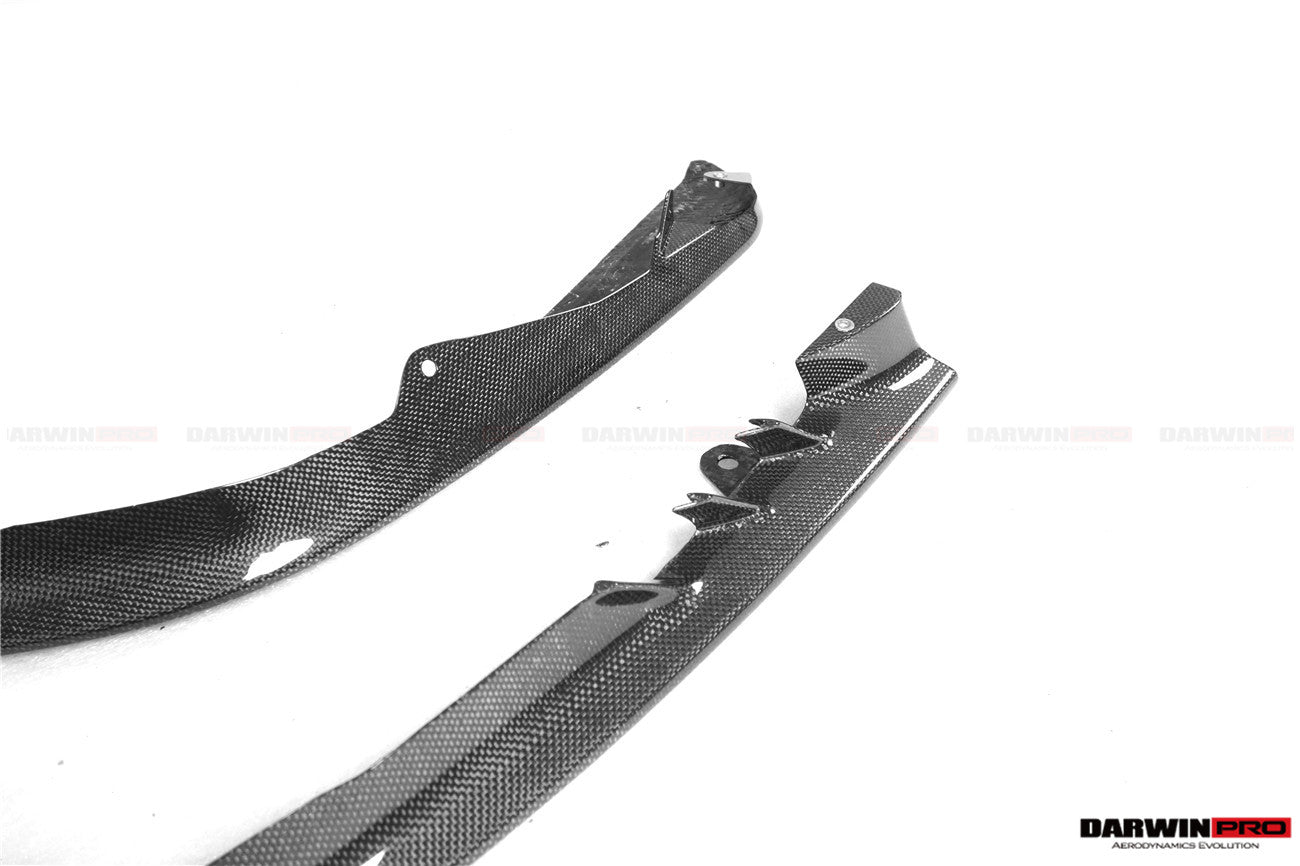 2020-UP Ferrari SF90 Stradale OE Style Autoclave Carbon Fiber Front Bumper Side Splitter